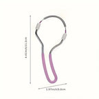 Facial Epilator for Women, Remove Unwanted Hair on Upper Lip, Chin, Face, Portable Handheld Spring Roller Epilator for Smooth Sk